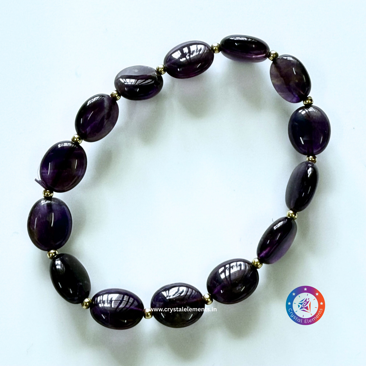 Calm Mind & Spiritual Light Amethyst Crystal Bracelet