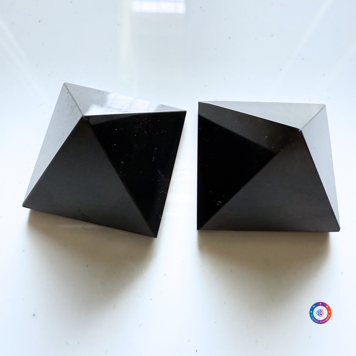 Black Agate Pyramid - Grounding & Protection