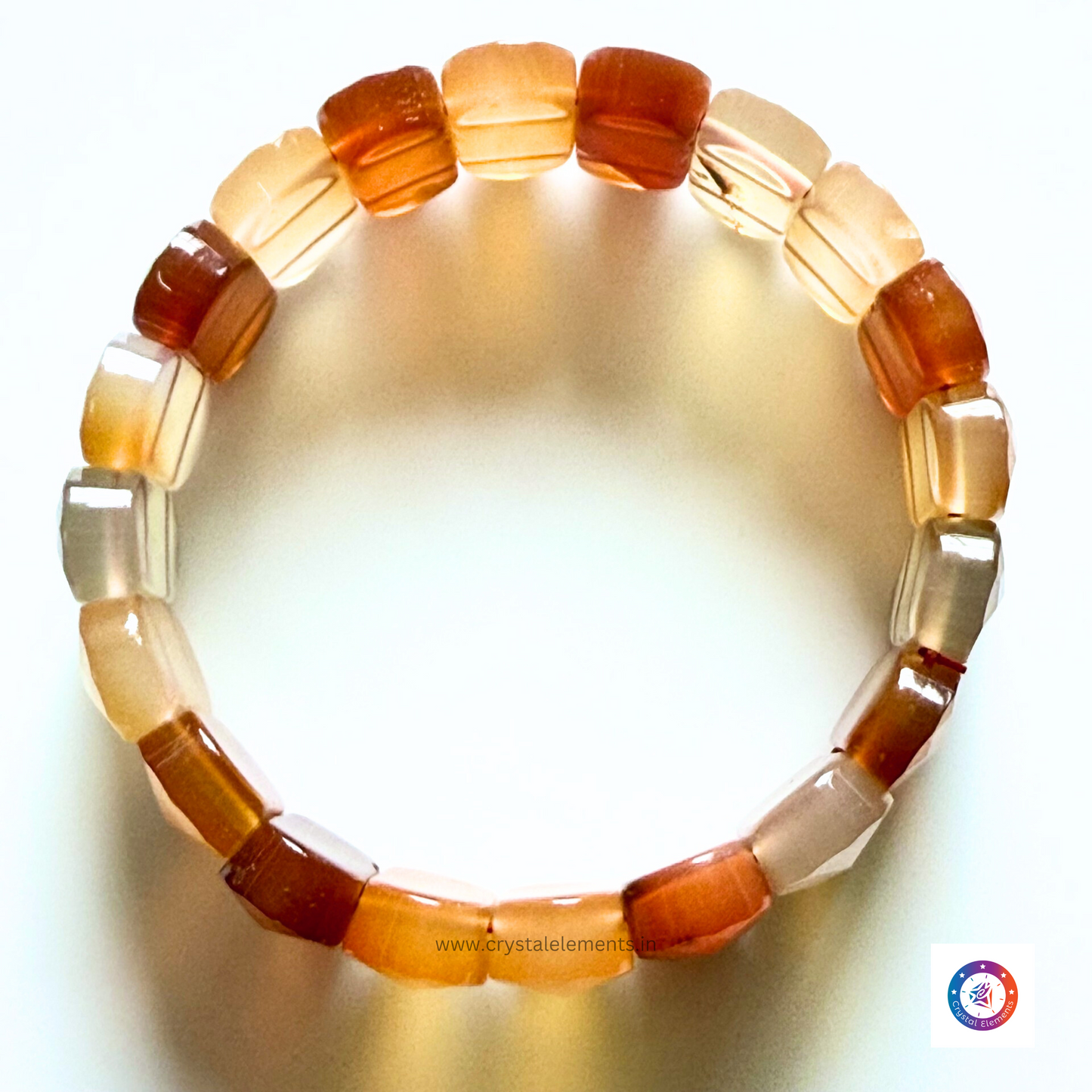 Passion & Purpose Carnelian Faceted Bracelet