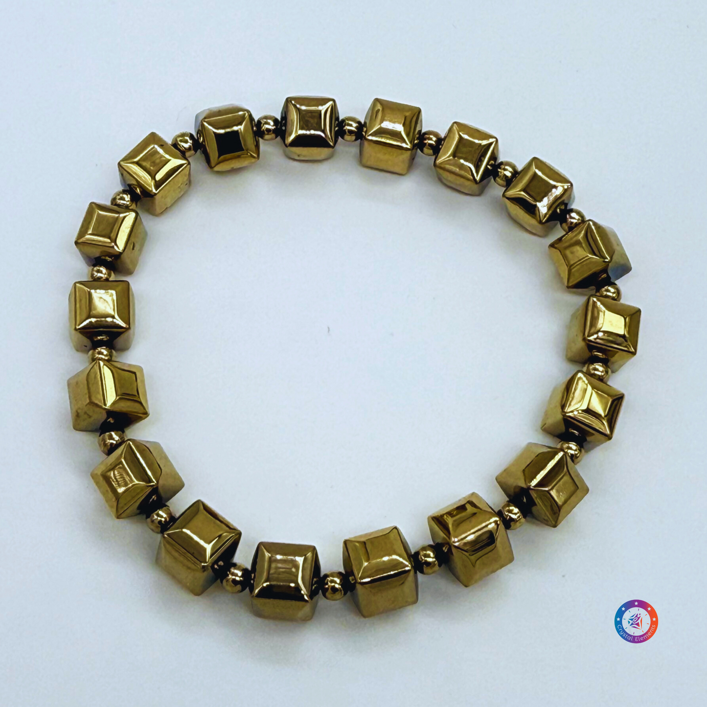 Strength & Success Golden Hematite Bracelet