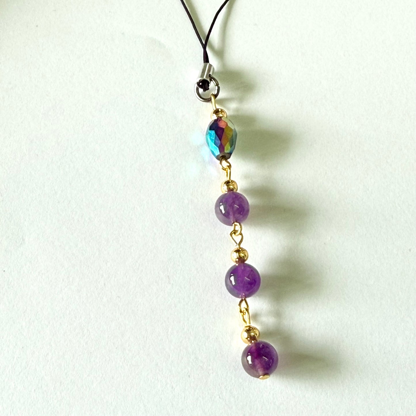 Peaceful Presence & Spiritual Calm Amethyst Charm