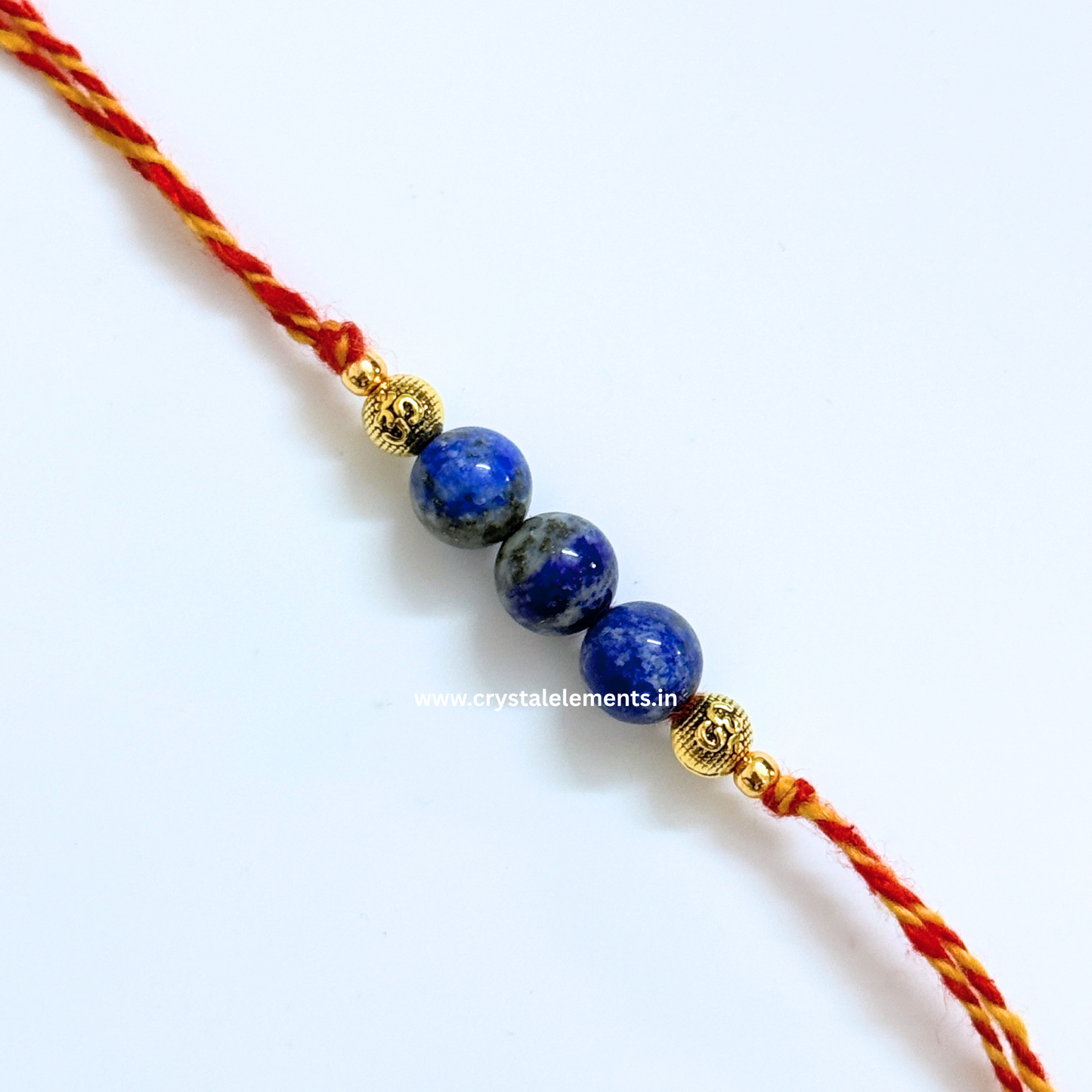 Lapis Lazuli Om Rakhi - Wisdom & Truth Crystal Rakhi