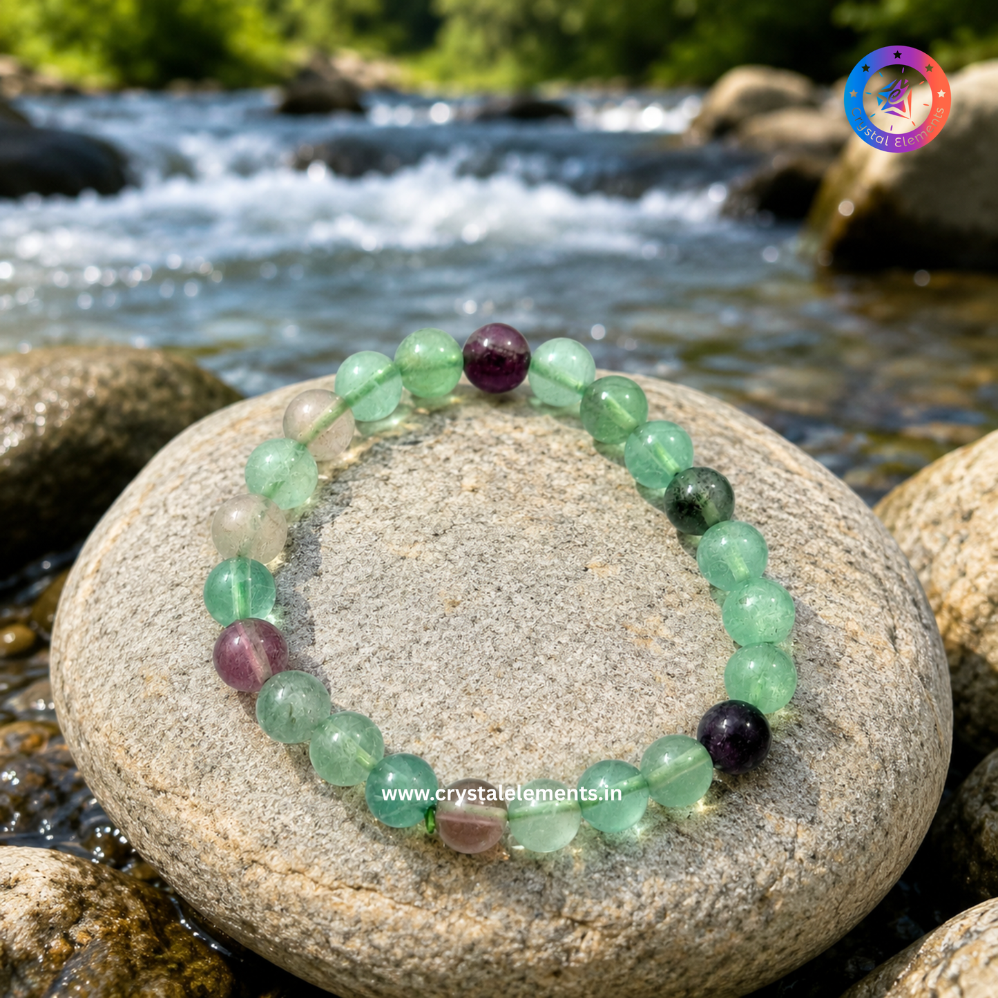 Multi Fluorite Bracelet - Focus & Balance Energy Bracelet