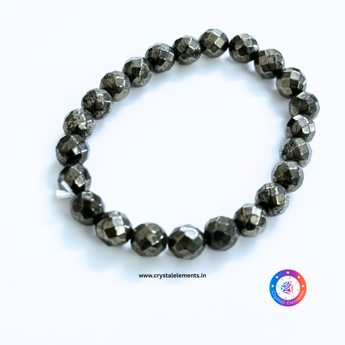 Faceted Pyrite Bracelet - Empowered Radiance