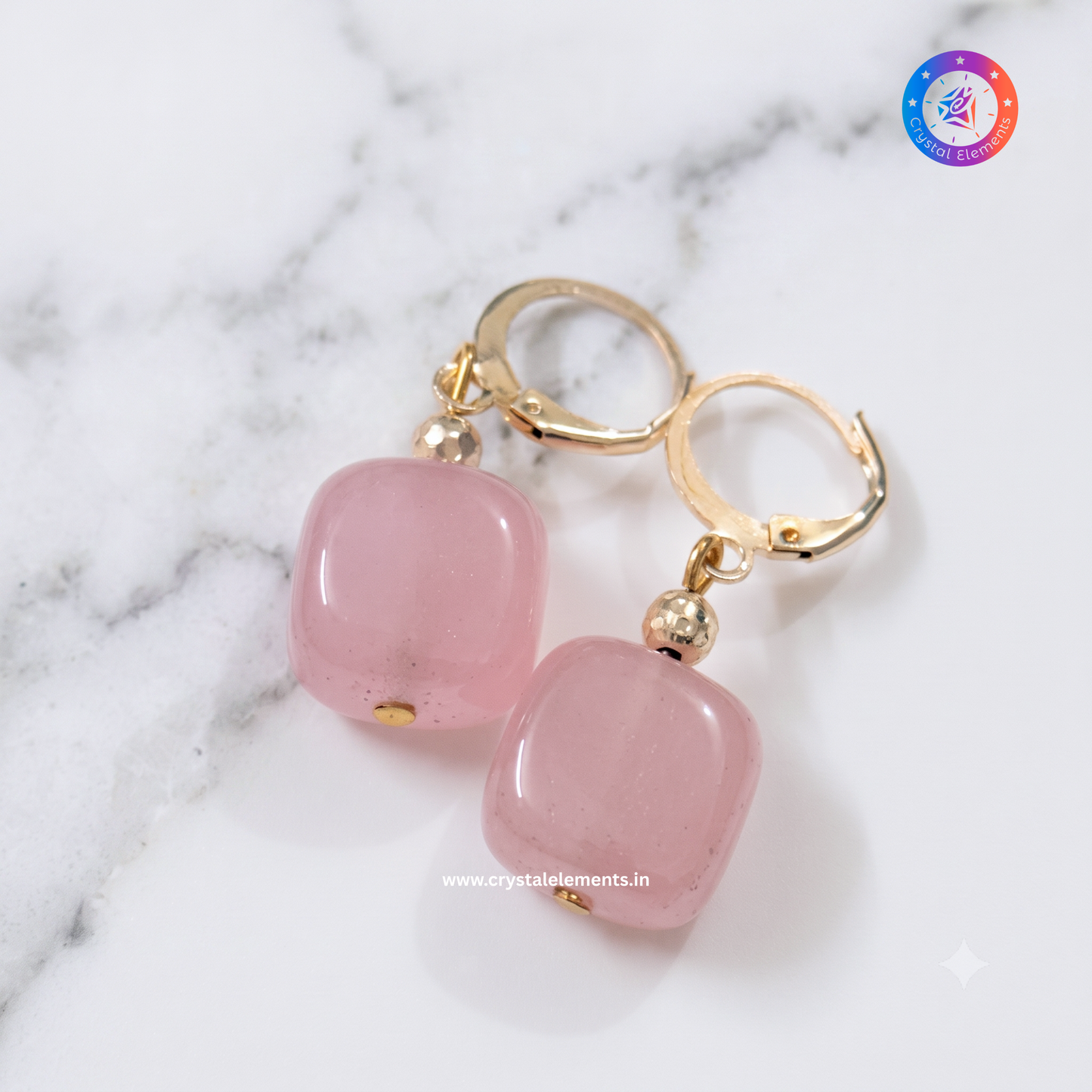 Rose Quartz Earrings - Love & Harmony Crystal Earrings