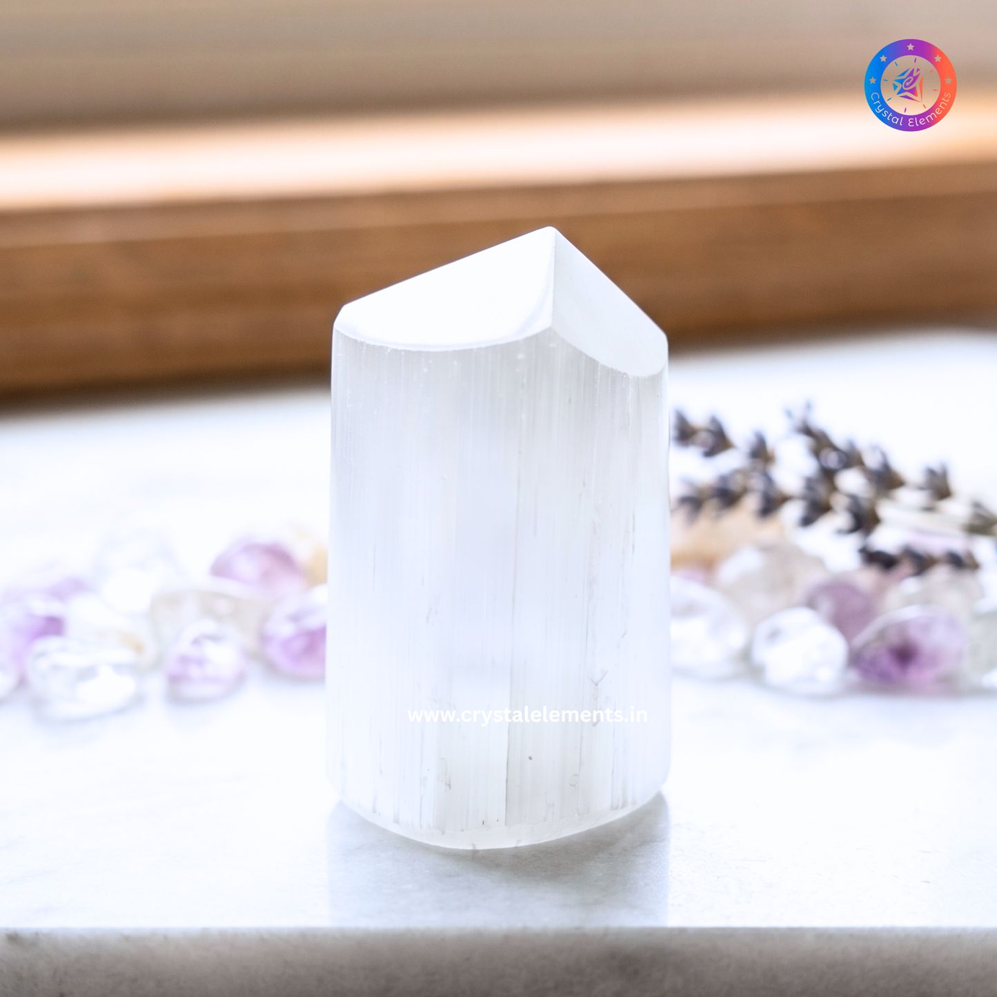 Selenite Tower - Cleanse & Calm Healing Crystal