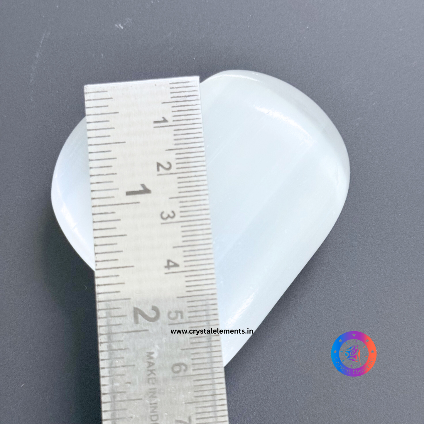 Selenite Heart - Pure Light