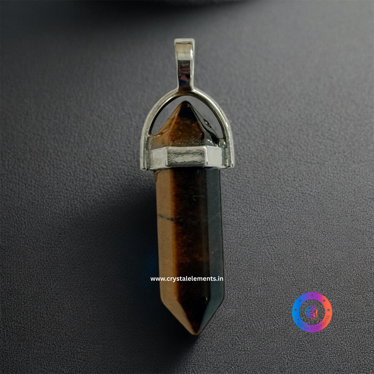 Tiger Eye Double-Terminated Pendant - Tiger Eye Double-Terminated Pendant