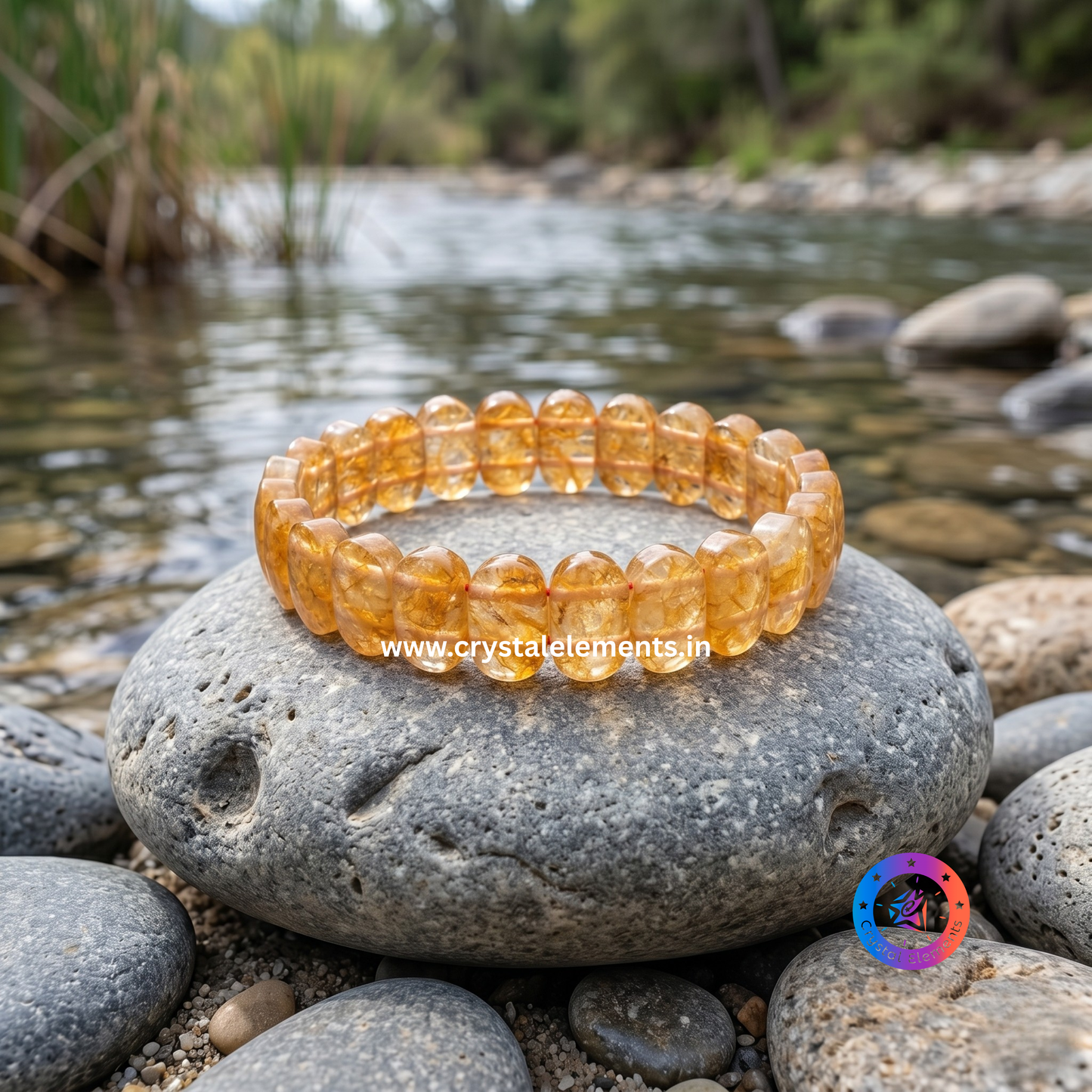 Faceted Yellow Quartz Bracelet - Confidence & Clarity Glow Bracelet
