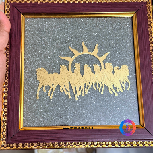 🐎 The Power of the 7 Horses Pyrite Frame: For Momentum, Strength &amp; Manifestation