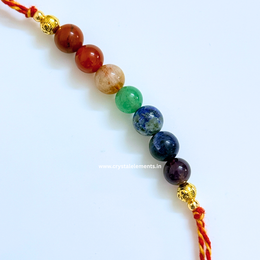 7 Chakra Om Rakhi - Balance & Blessings Crystal Rakhi