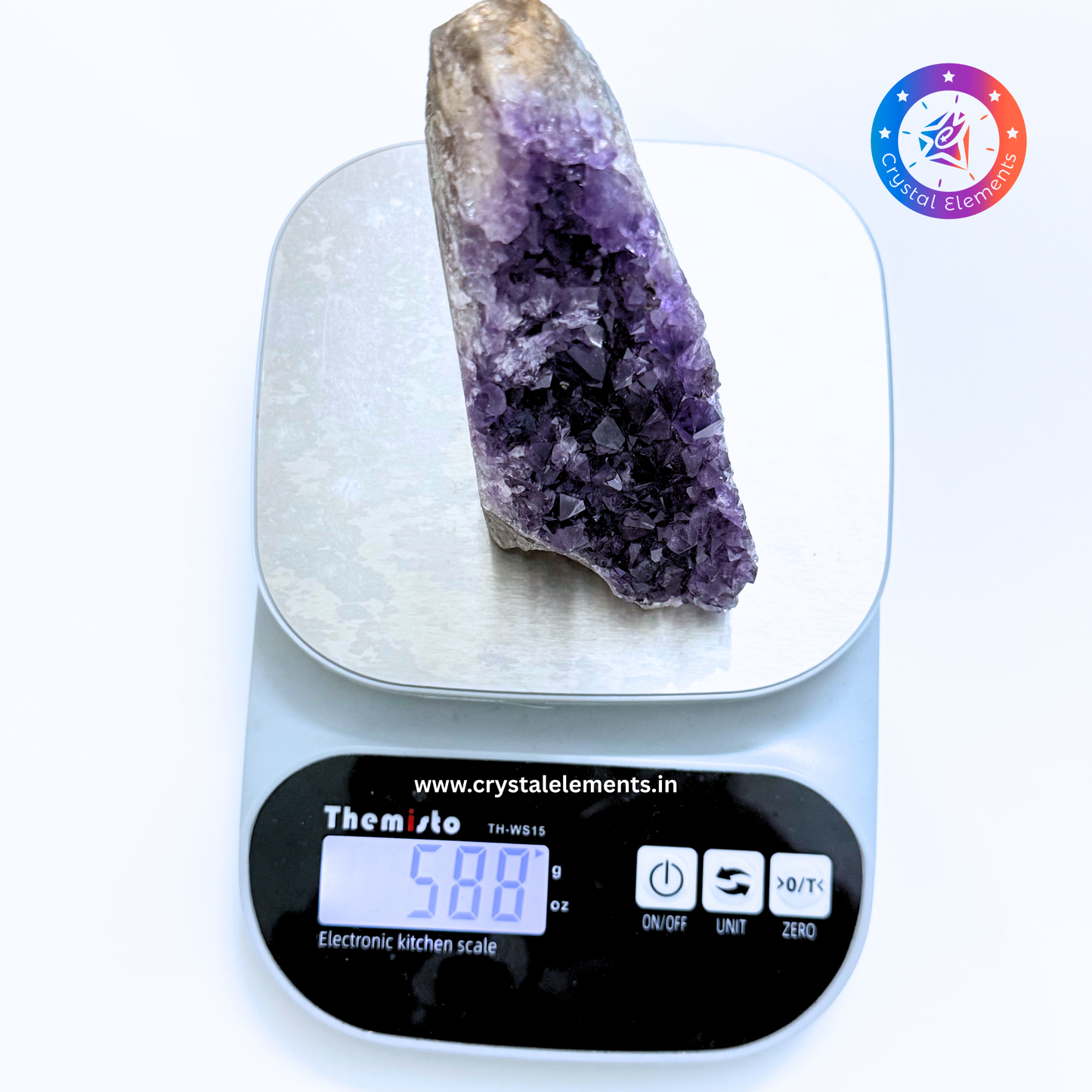 Natural Amethyst Cluster - Peace & Positive Energy Crystal - approx 588gms