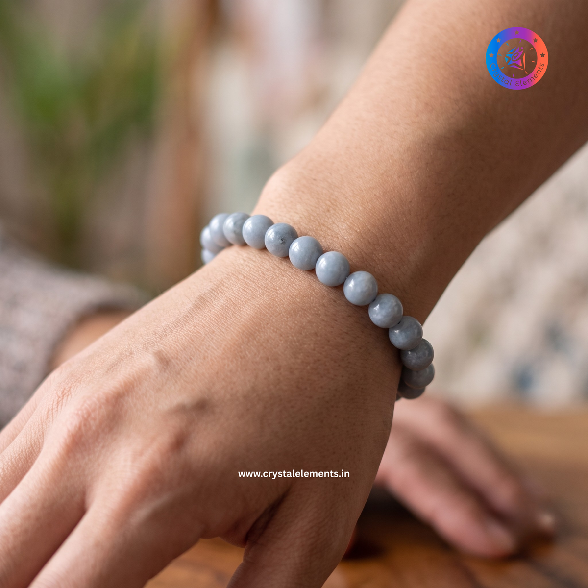 Angelite Bracelet - Peace & Spiritual Connection Bracelet