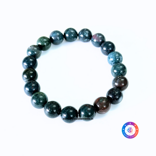 Bloodstone Bracelet - Courage & Renewal - 10mm