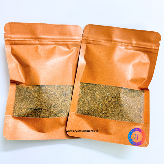 Pure Herbal Dhoop Powder for Positive Energy & Well-Being (1 pack - 50 gms)