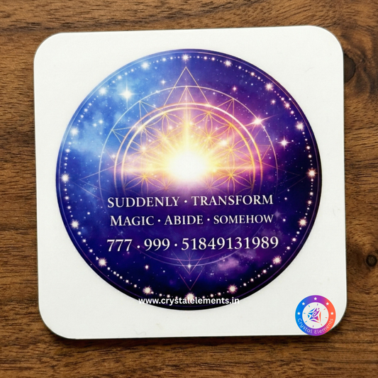 Celestial Code Sacred Geometry Manifestation Card