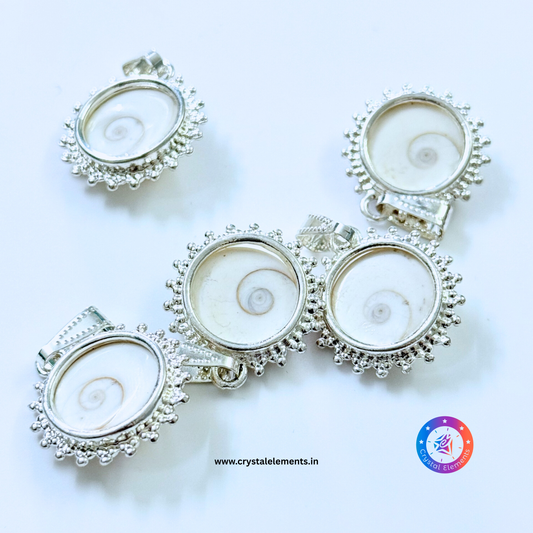 Gomati Chakra Pendant - Sacred Balance & Protection