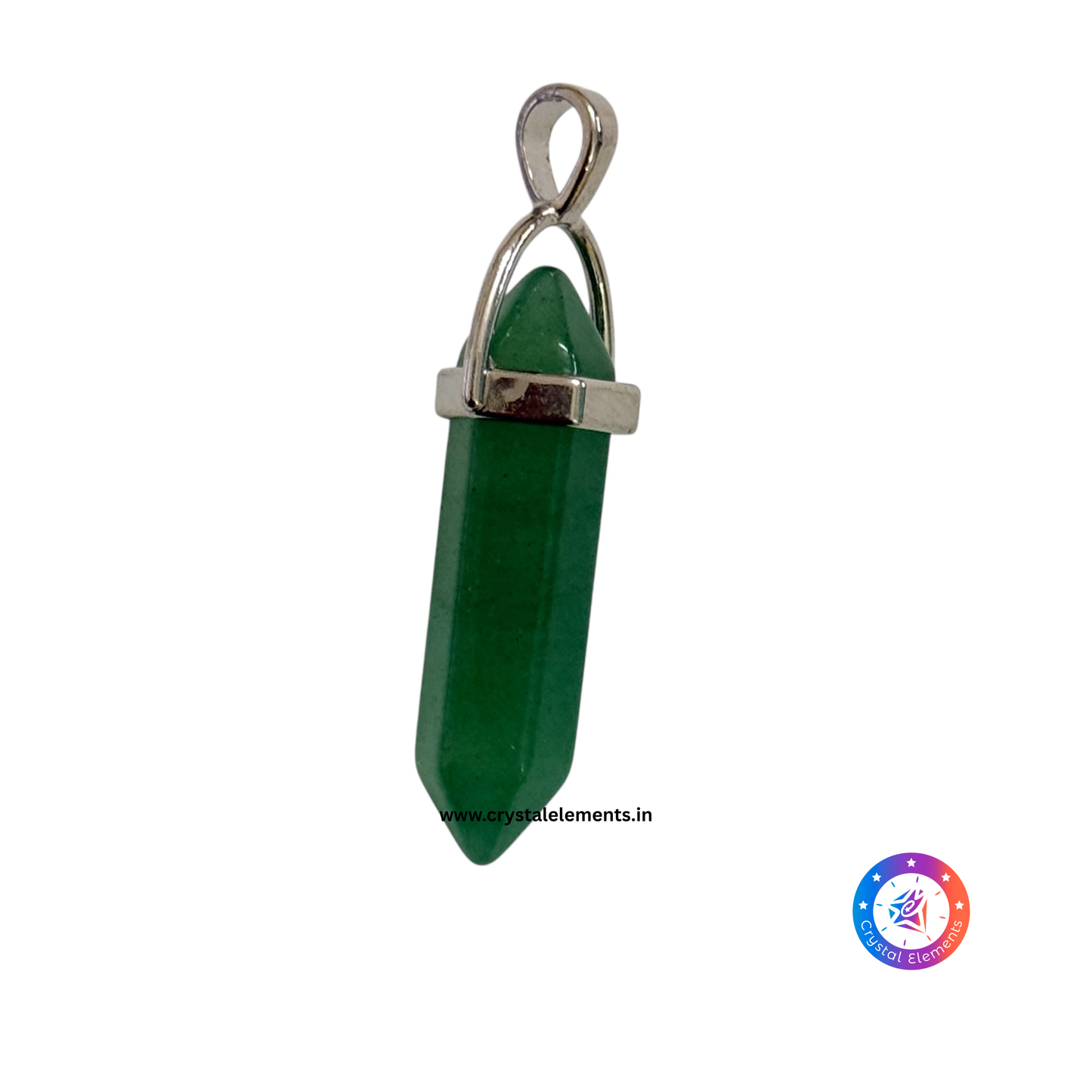 Luck & Alignment Green Aventurine Double-Terminated Pendant