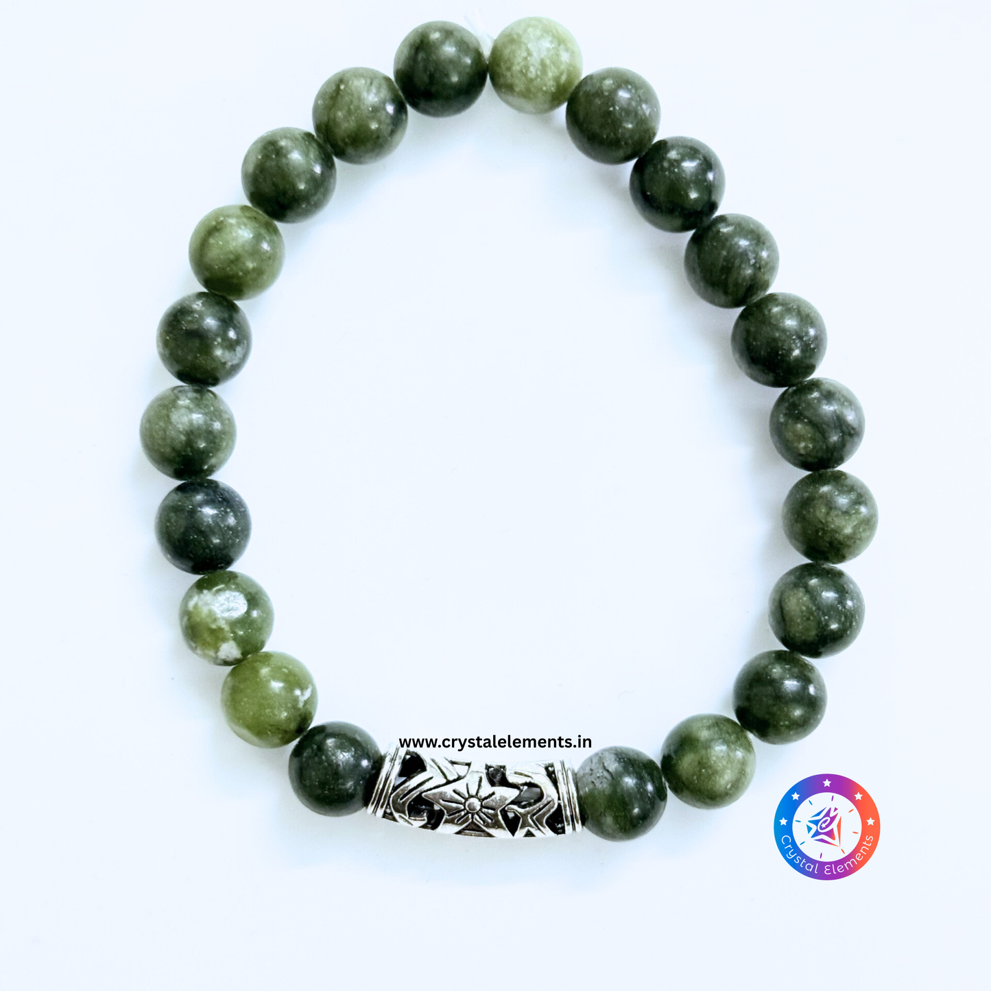 Green Jade Bracelet - Abundant Heart