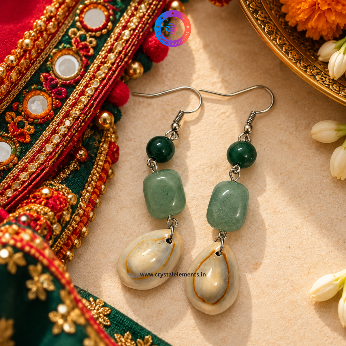 Green Onyx & Green Jade Necklace Set - Harmony & Prosperity Traditional Jewelry Set