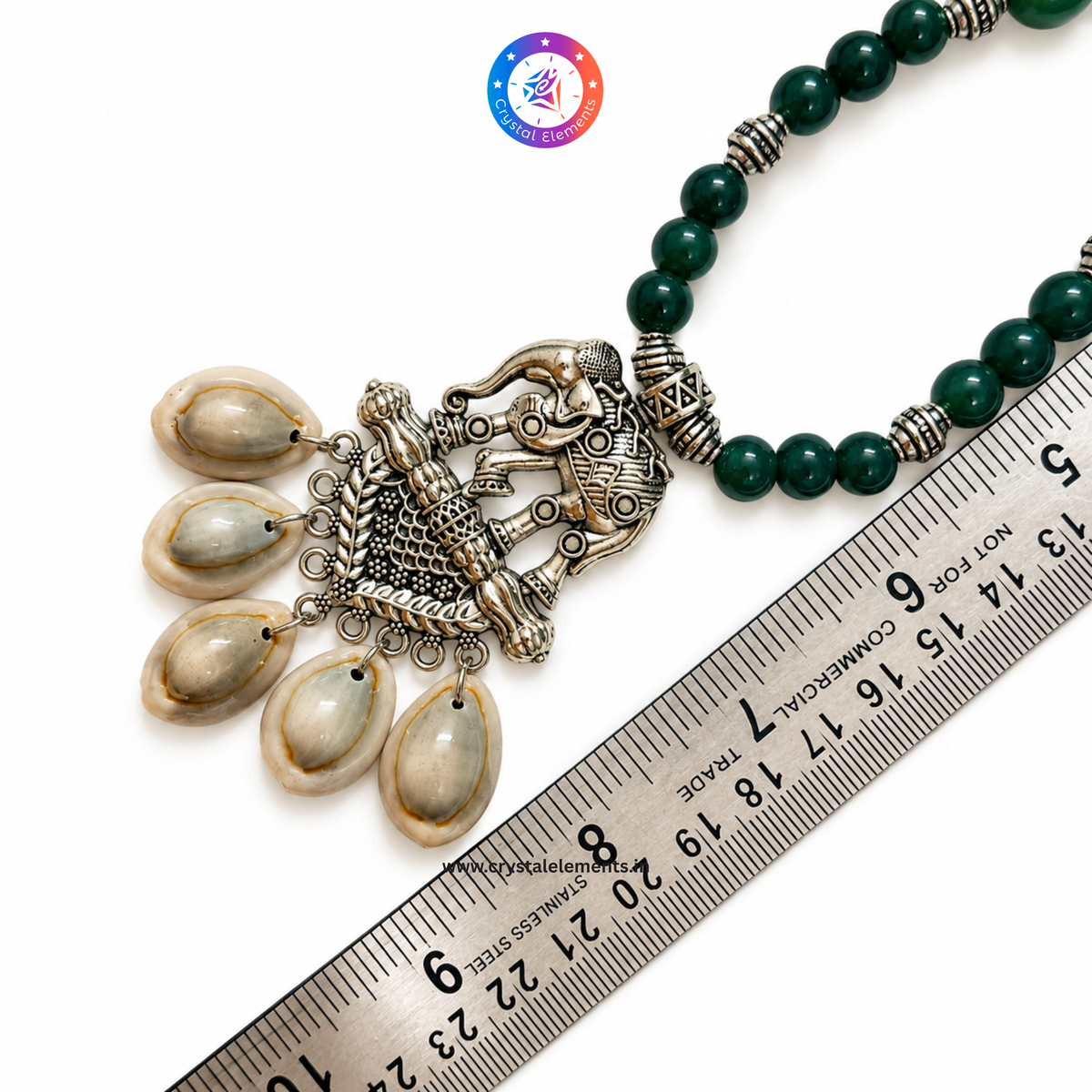 Green Onyx & Green Jade Necklace Set - Harmony & Prosperity Traditional Jewelry Set