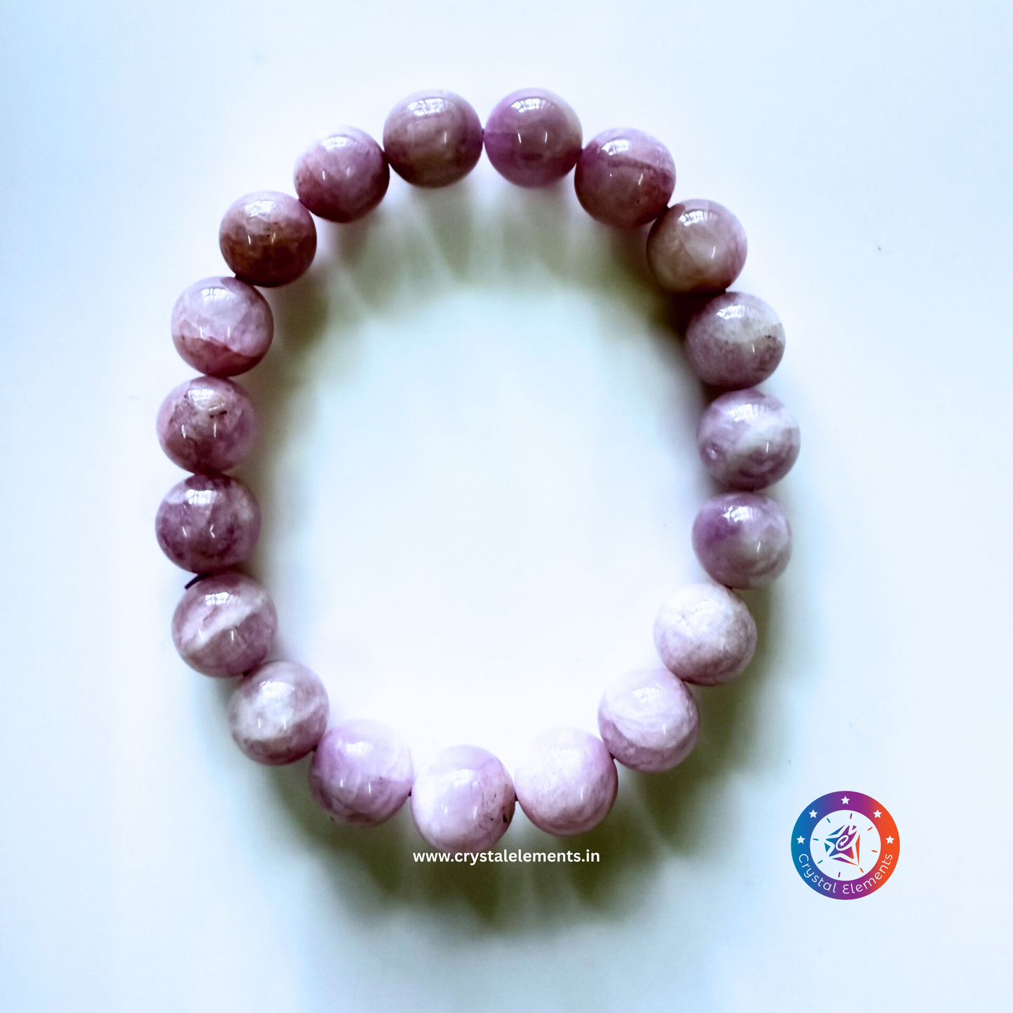 Divine Love & Emotional Light Kunzite Crystal Bracelet (AAA Quality)