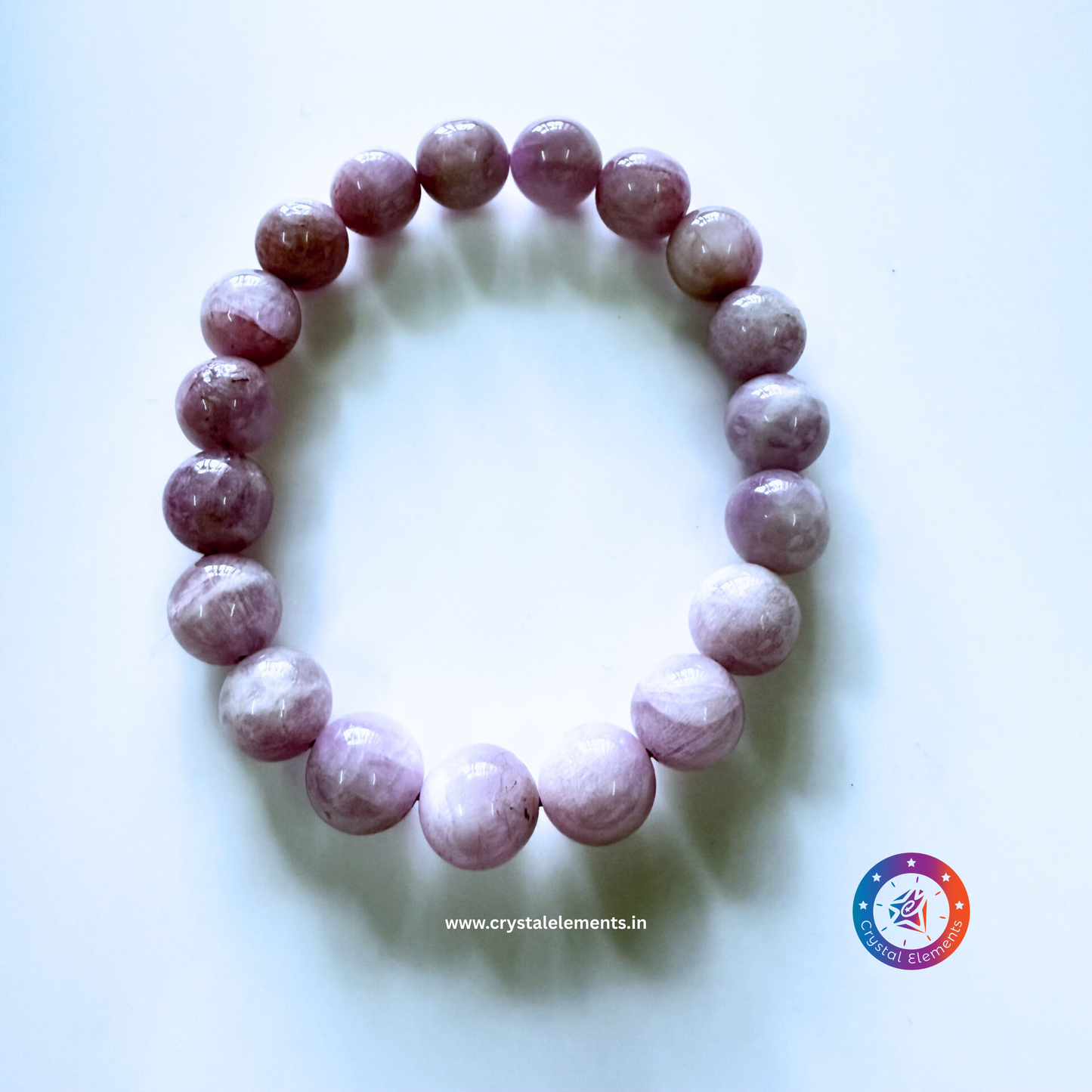 Divine Love & Emotional Light Kunzite Crystal Bracelet (AAA Quality)