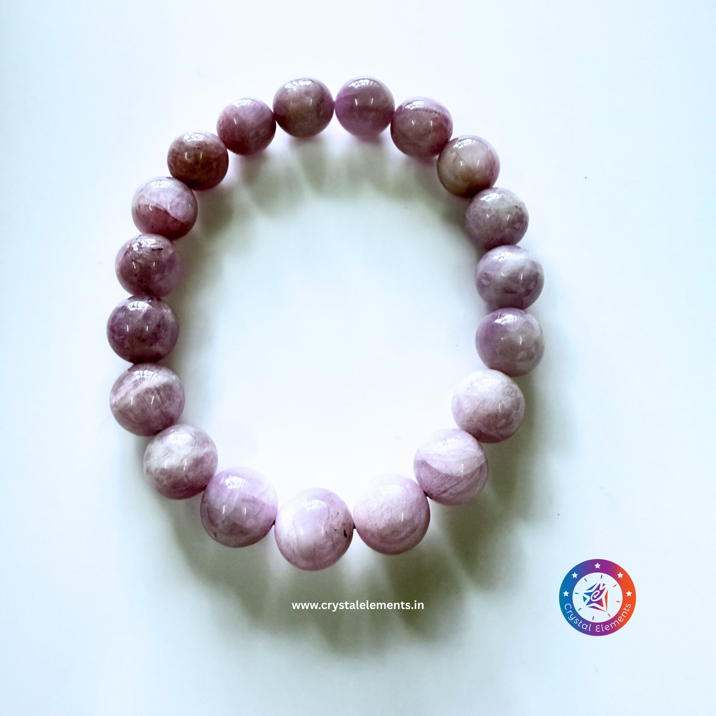 Divine Love & Emotional Light Kunzite Crystal Bracelet (AAA Quality)