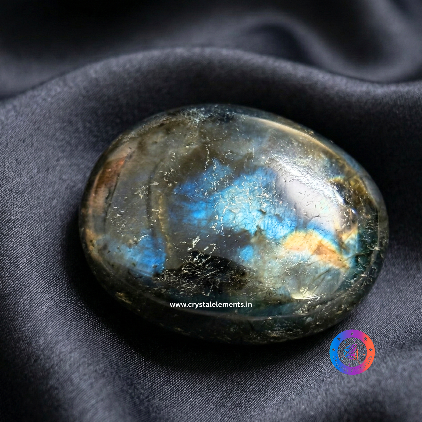 Labradorite Palm Stone - Intuition & Protection Healing Stone