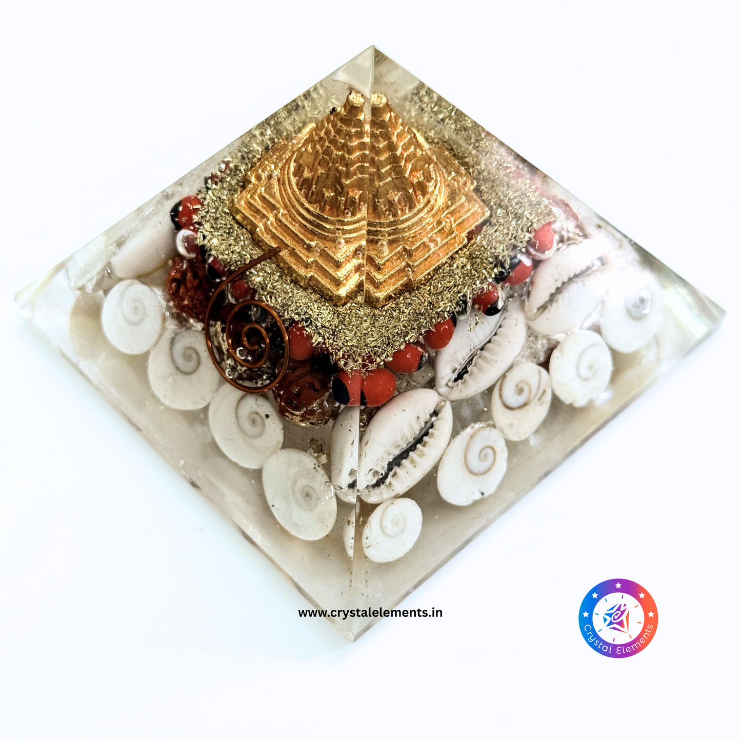 Laxmi Orgonite Pyramid - Abundance & Divine Blessings