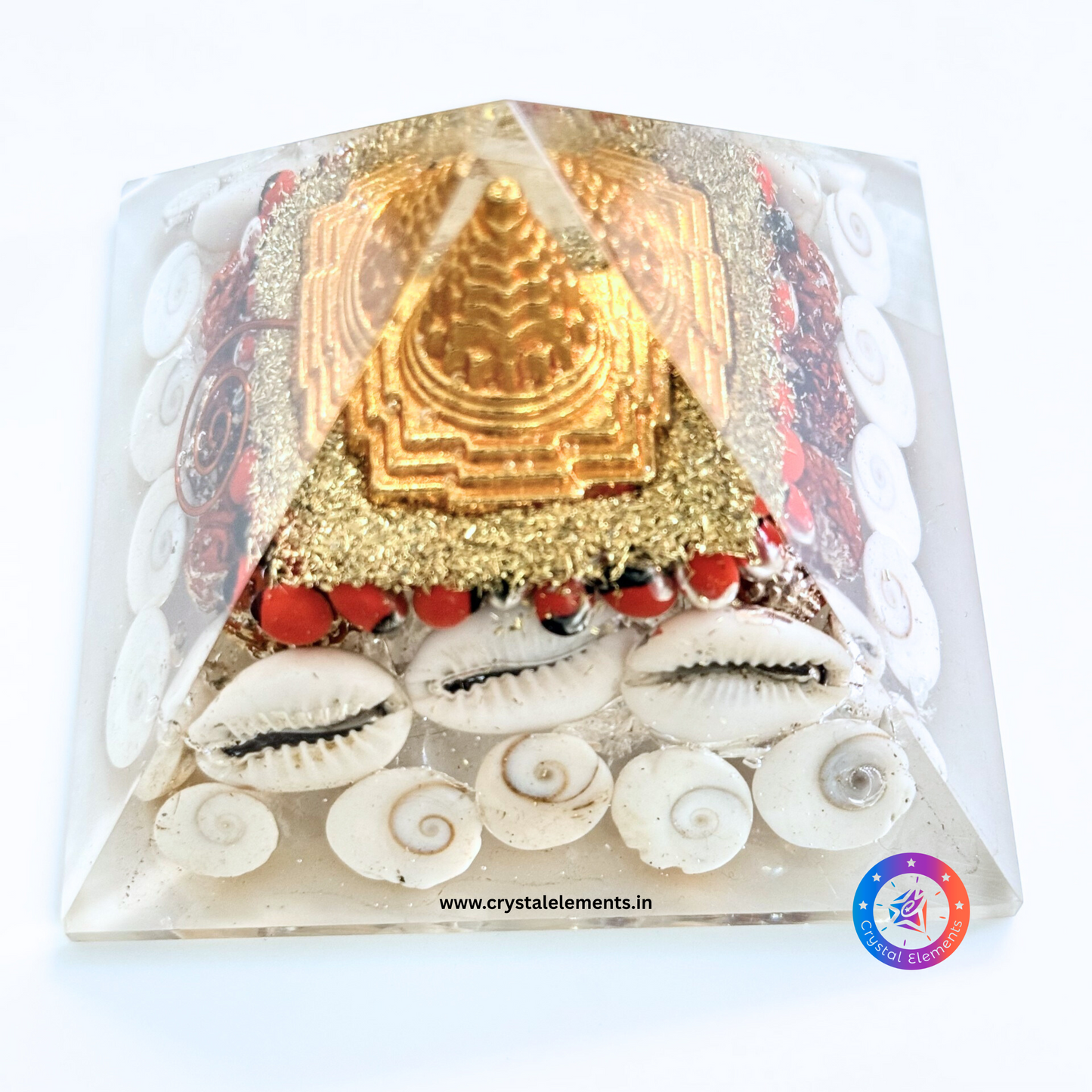 Laxmi Orgonite Pyramid - Abundance & Divine Blessings