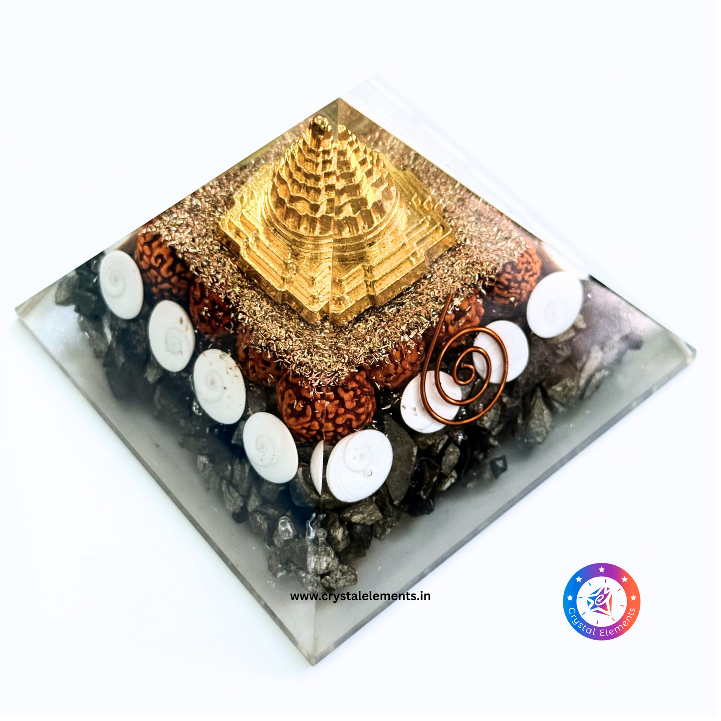 Laxmi Vishnu Abundance & Protection Orgone Pyramid