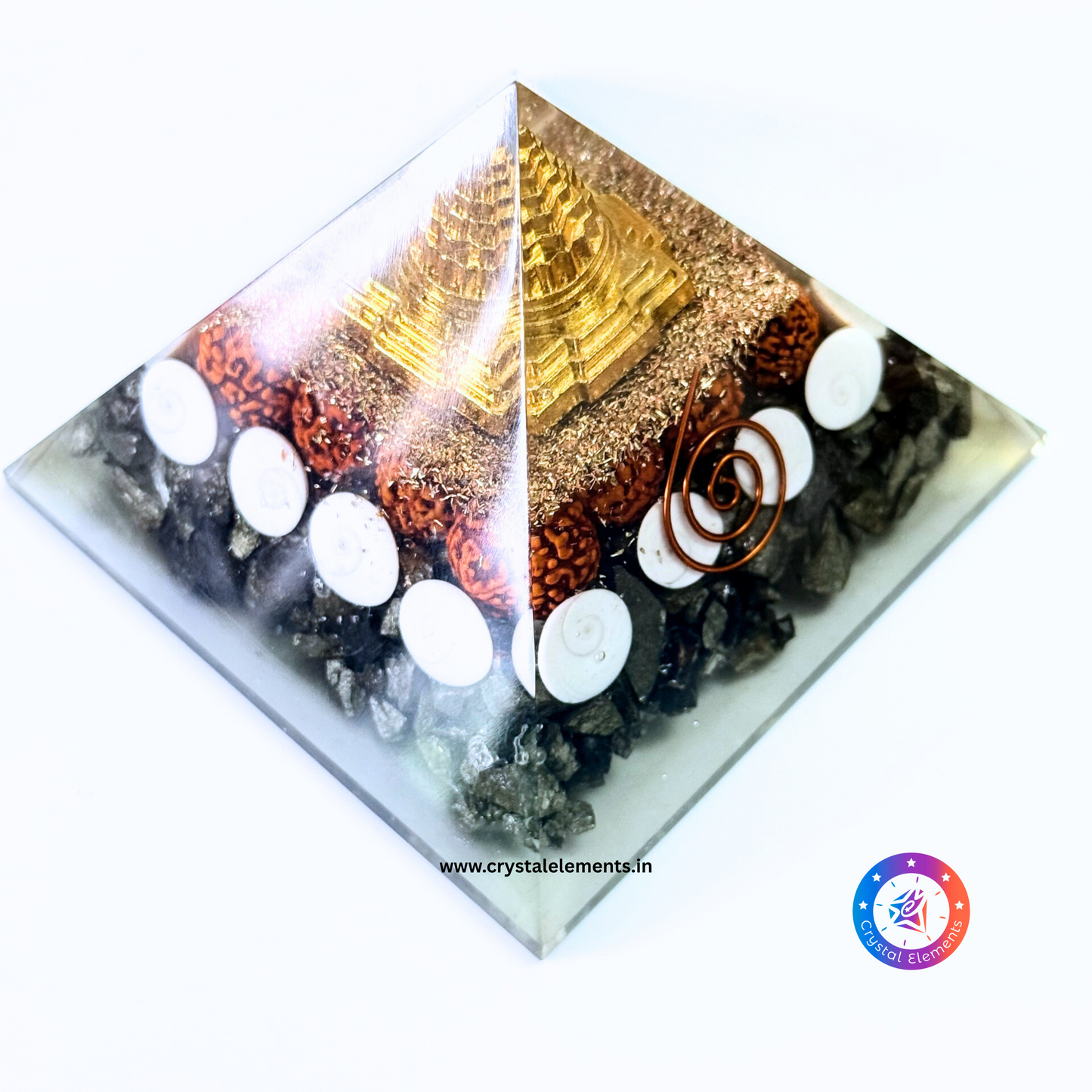 Laxmi Vishnu Abundance & Protection Orgone Pyramid