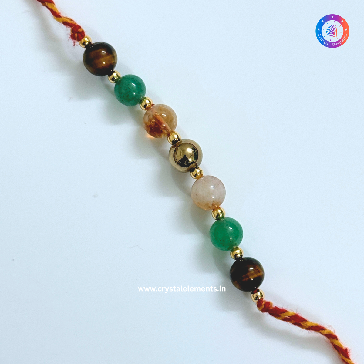 Prosperity Crystal Rakhi - Wealth & Success Protection Rakhi