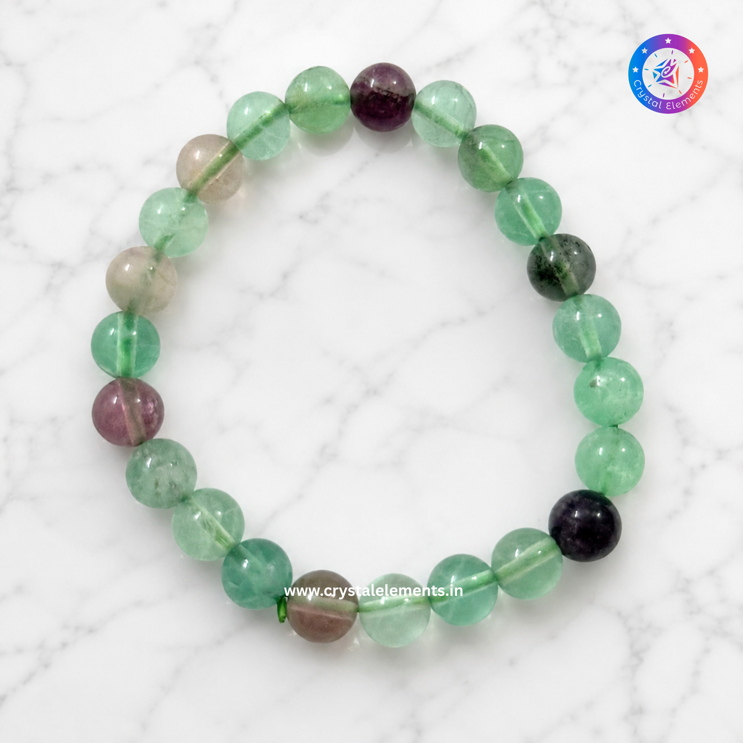 Multi Fluorite Bracelet - Focus & Balance Energy Bracelet