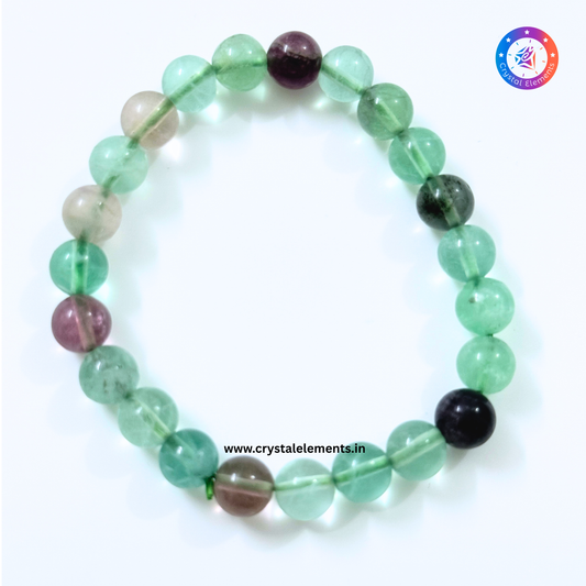 Multi Fluorite Bracelet - Focus & Balance Energy Bracelet