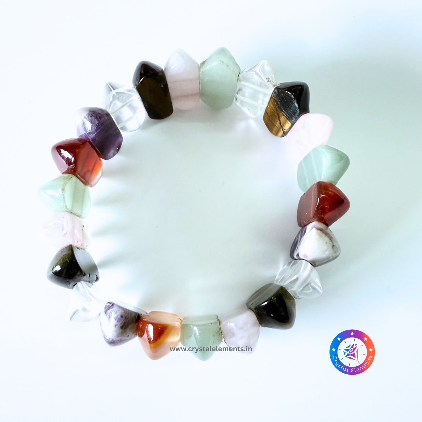 6-Stone Crystal Energy Bracelet - Harmony & Empowerment