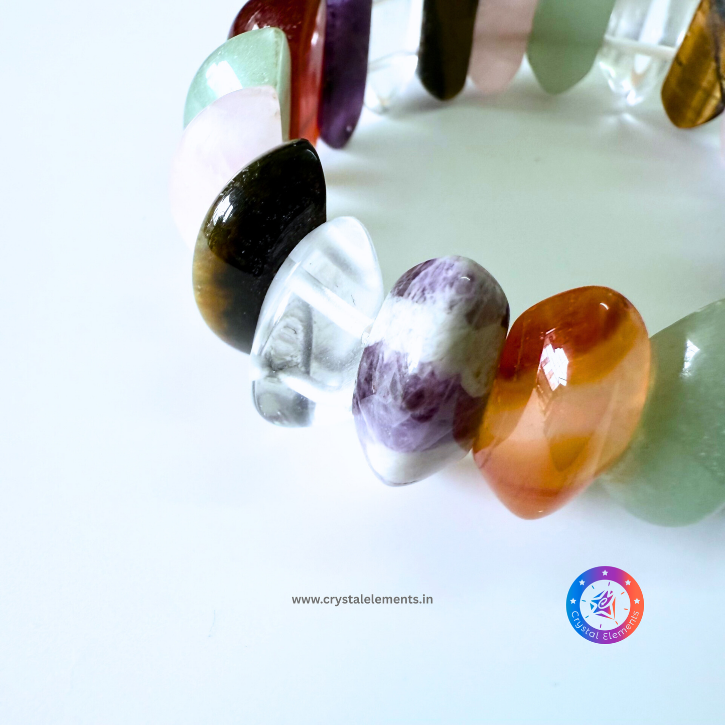 6-Stone Crystal Energy Bracelet - Harmony & Empowerment
