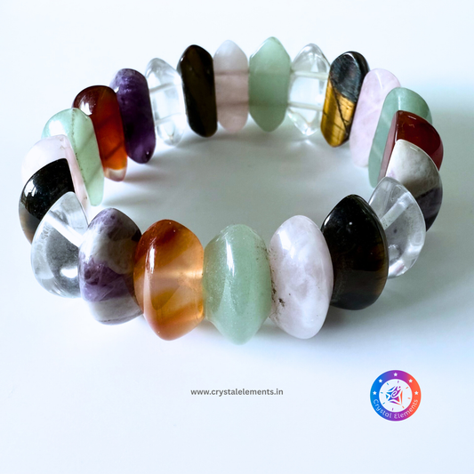 6-Stone Crystal Energy Bracelet - Harmony & Empowerment
