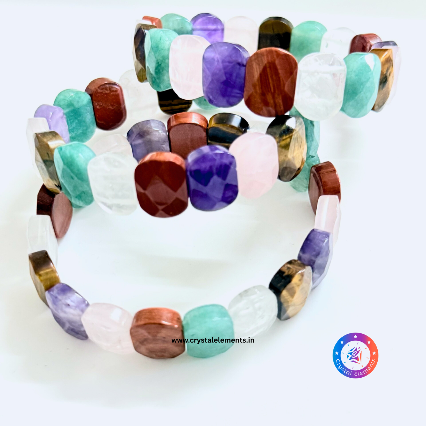 Multi-Crystal Bracelet - Harmony Flow