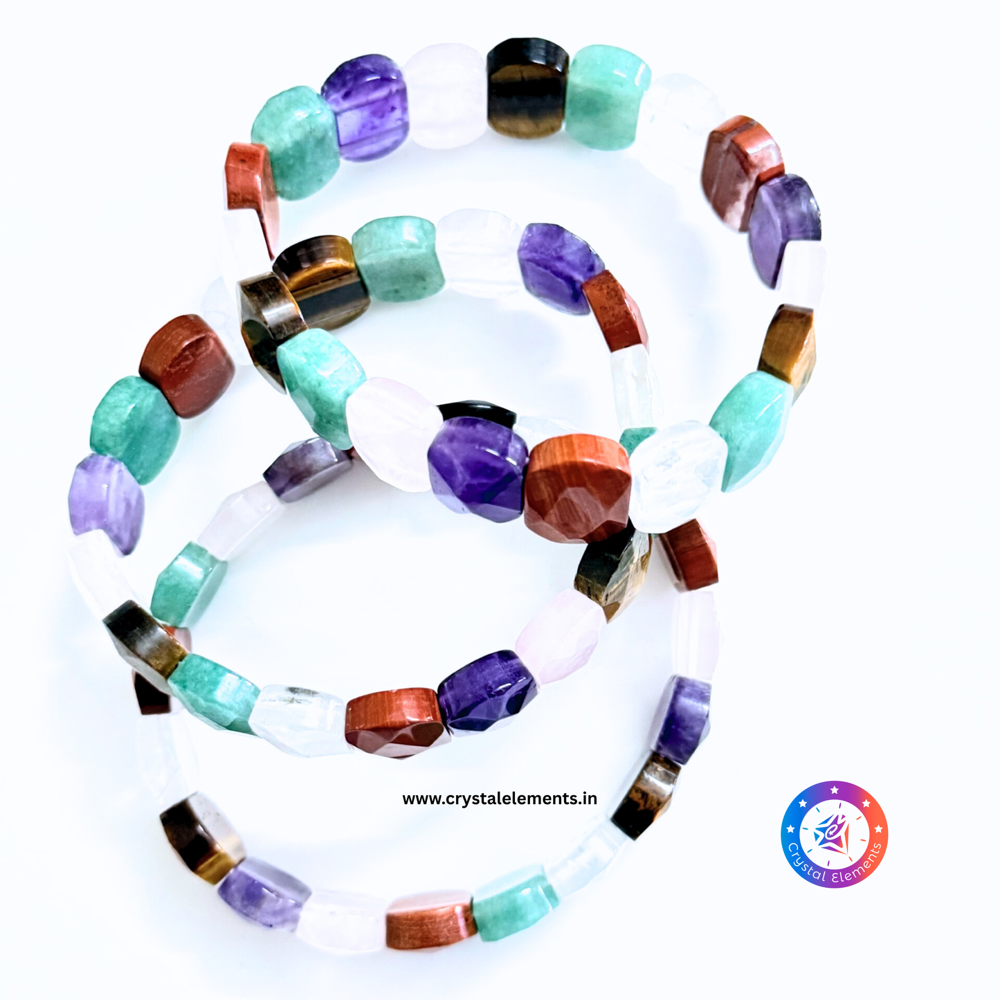 Multi-Crystal Bracelet - Harmony Flow