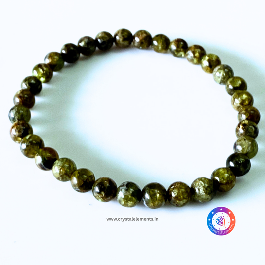 Peridot Crystal Bracelet - Joyful Renewal & Abundance (AAA Quality)