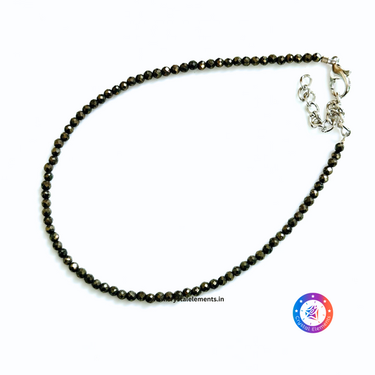 Pyrite Anklet - Grounded Abundance