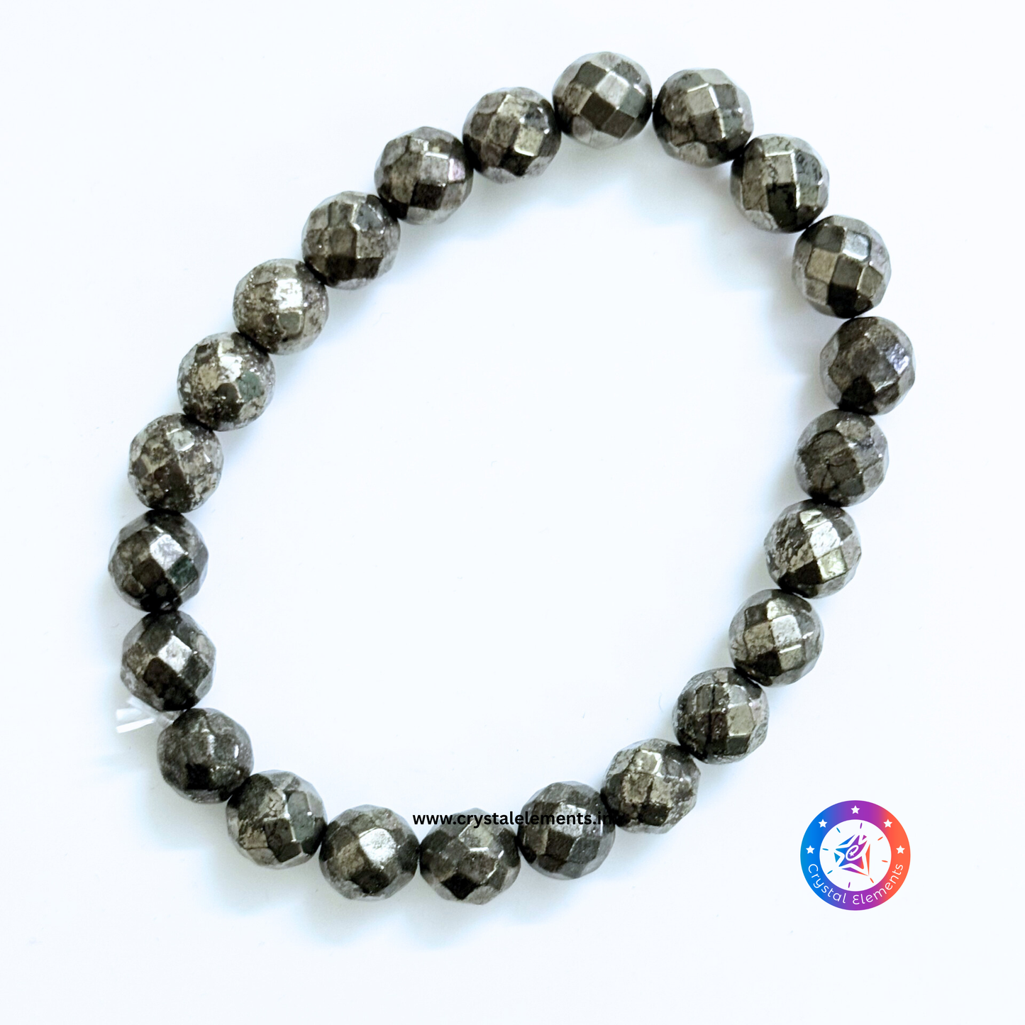 Faceted Pyrite Bracelet - Empowered Radiance
