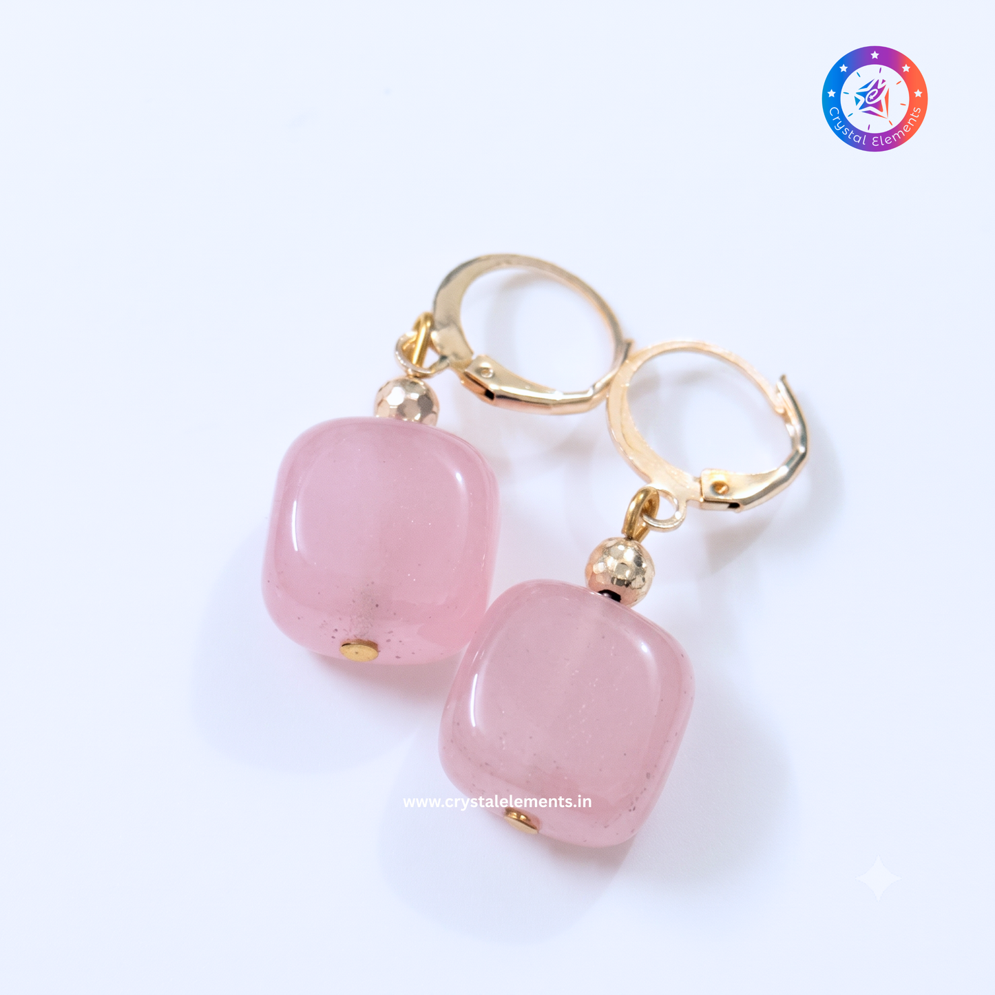 Rose Quartz Earrings - Love & Harmony Crystal Earrings