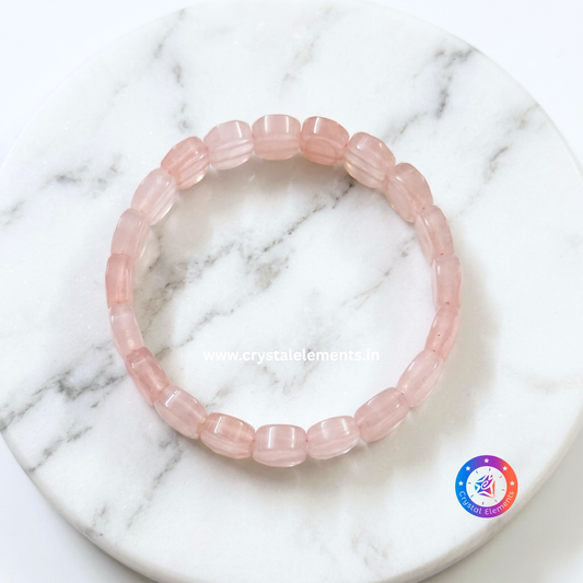 Faceted Rose Quartz Bracelet - Love & Self-Love Glow Bracelet