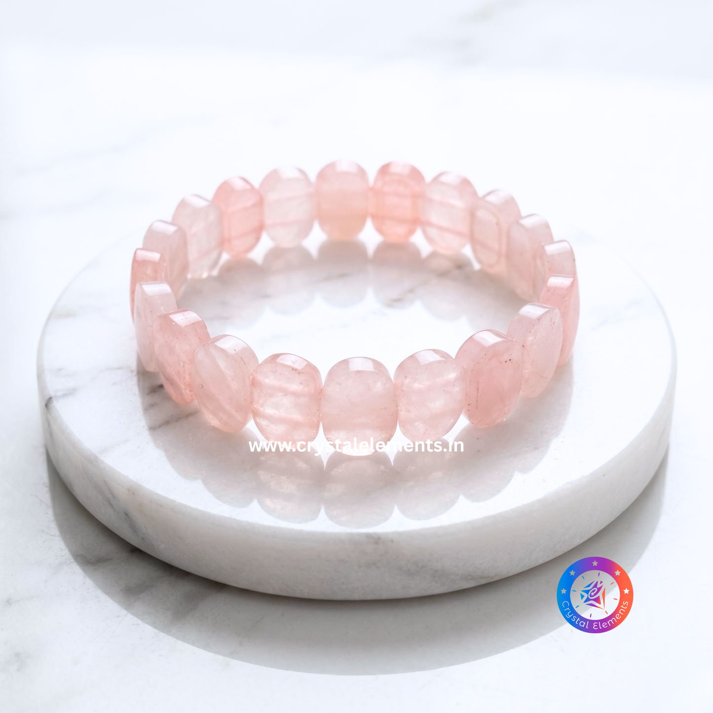 Faceted Rose Quartz Bracelet - Love & Self-Love Glow Bracelet