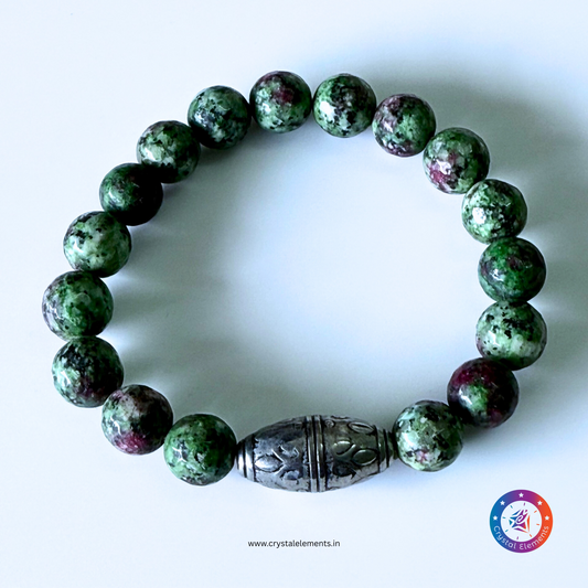 Transformation & Vitality Ruby in Zoisite Bracelet