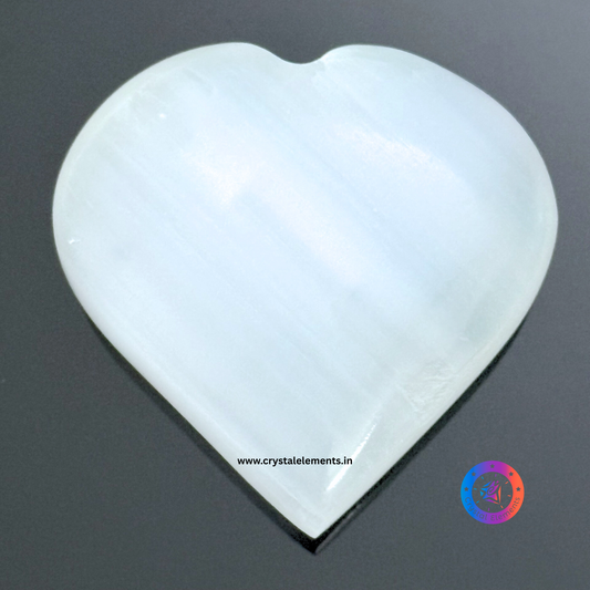 Selenite Heart - Pure Light