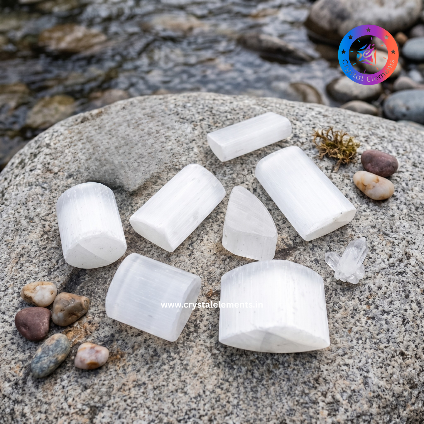 Selenite Tumbles - Cleansing & Calm Healing Crystals